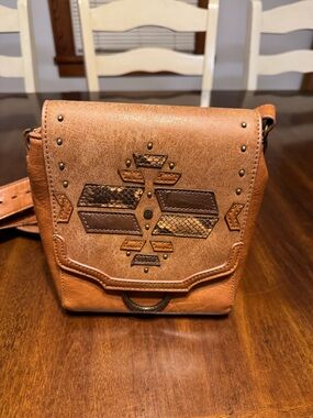 Catchfly Studio Crossbody Purse Boho Western Leather